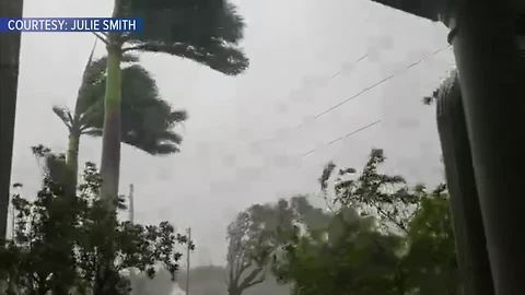 Hurricane Irma moves into Port Charlotte