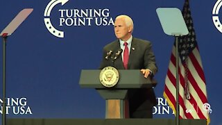 Vice President Mike Pence speaks at Turning Point USA conference in West Palm Beach