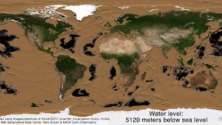 Draining Earth's oceans, revealing the two-thirds of Earth's surface we don't get to see