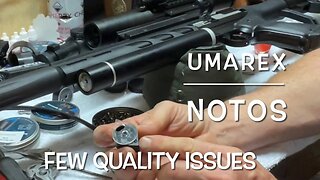 Umarex Notos few quality control issues to report, waiting for feedback from Umarex