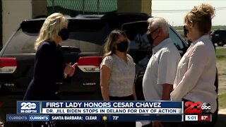 First Lady Dr. Jill Biden honors Cesar Chavez