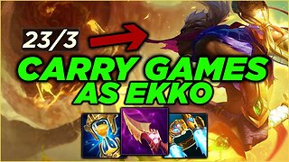 Carry Games As Ekko Jungle In Season 13! Guide To Winning On Ekko!