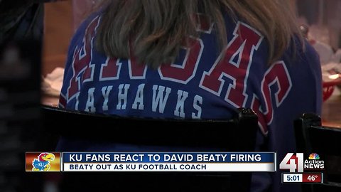 Unsurprised fans express optimism after KU fires football coach David Beaty