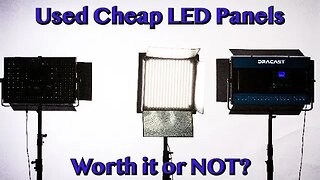 I bought 3 USED LED panels, are they any good? What to look for when buying. #video #Dracast #LED
