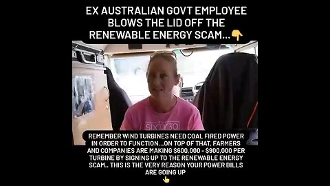 Australian Wind Turbine Scam 40 billion A Year And They Don't Even Work