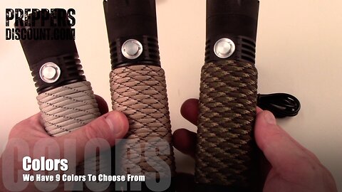 Best Super Bright Tactical Survival LED Flashlight w/ Paracord & Compass