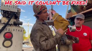 You WONT Believe How I Fixed It! | Welding Repair on a Excavator |