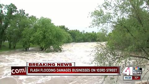 Businesses near Indian Creek affected, totaled by floodwaters