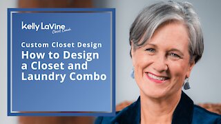 How to Design a Closet and Laundry Combo