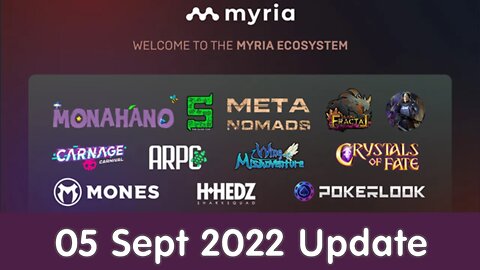 Myria: Node Whitelist Raffle, Moonville Farms, 12 New Partners