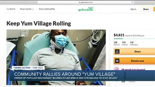 Community raising money for Detroit's Yum Village after owner's car accident