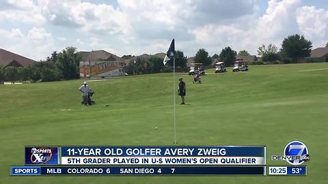 11 year old Avery Zweig talks about trying to qualify for U.S. Open