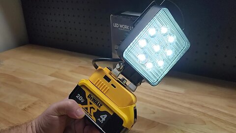 Check Out This LED Light Powered By DeWALT 20V Batteries!