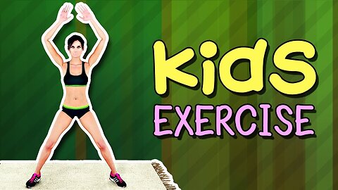 Kids exercise. Kids workout at home