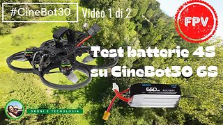 Cosa succede se uso le batterie del CineLog20 (4S) su CineBot30 (6S)??? 😱 Video 1 di 2