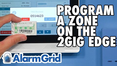 2GIG Edge: Programming a Zone
