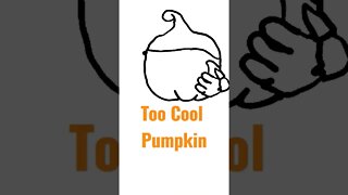 Pumpkin with COOL Sunglasses Drawing #halloween2022 #halloween #sunglasses