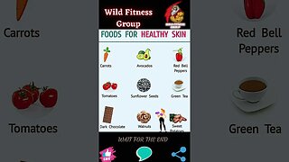 🔥Foods for healthy skin🔥#shorts🔥#wildfitnessgroup🔥20 January 2023🔥