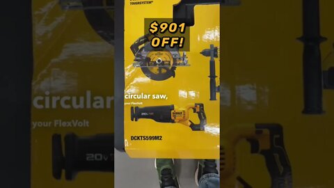 Home Depot DeWALT FlexVolt ToughSystem DEAL!