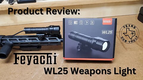 Product Review: Feyachi WL25 Weapons Light - WML w/ a too sensitive pressure pad