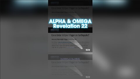 INFOWARS Reese Report: I am the Alpha and the Omega, the first and the last, the beginning and the end, Revelation 22:13 - 4/2/24