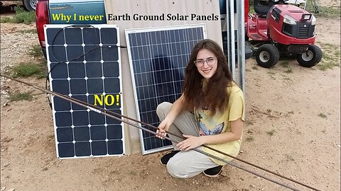 Grounding your SOLAR PANELS? 🤔 You Better watch this First!