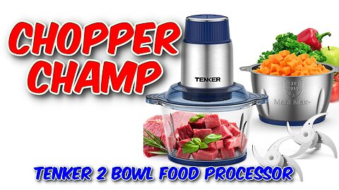 TENKER 2 Bowl Food Processor Review