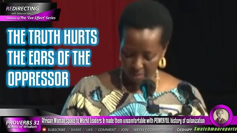 African Woman spoke to World Leaders & made them uncomfortable with POWERFUL history of colonization