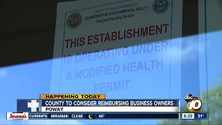 County could possibly reimburse some Poway businesses for special permits