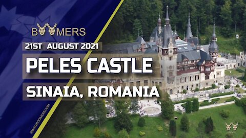 PELES CASTLE, SINAIA, ROMANIA - 21ST AUGUST 2021