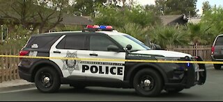 Vegas police investigate homicide scene near Maryland, Bonanza