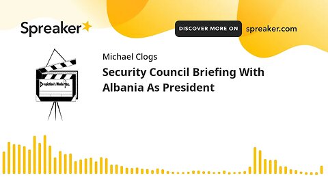 Security Council Briefing With Albania As President