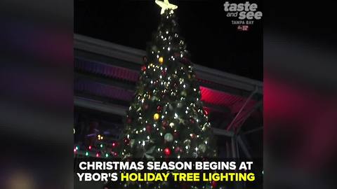 Holiday Tree Lighting in Ybor City kicks off Tampa’s Christmas season | Taste and See Tampa Bay