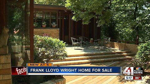 KCMO home designed by Frank Lloyd Wright going to auction in August