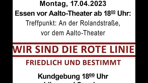 Montagsdemo #ESSEN #DEMO #LIVE 17.04.2023