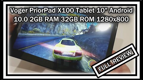 Voger PriorPad X100 Tablet 10 inch Android 10.0 2GB RAM 32GB ROM Dual Camera 1280x800 QUICK REVIEW