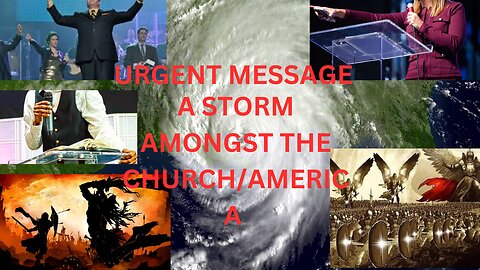 WARNING WARNING THERE IS A HYRRICANE COMING/ THE CHURCH/AMERICA/PRESIDENT