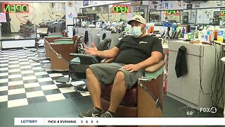 Port Charlotte barbershop reopens at midnight Monday morning