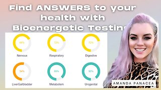 Find ANSWERS to your symptoms with Bioenergetic testing!