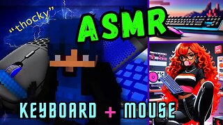 Keyboard + Mouse Sounds ASMR Hypixel Bedwars: Unwind and Relax #1