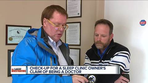 Metro Detroit sleep clinic owner claimed to be a doctor, changed his website after questions