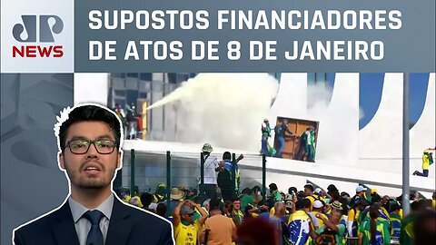 AGU quer bloquear R$ 26 milhões de 45 acusados por ataques em Brasília; Kobayashi comenta