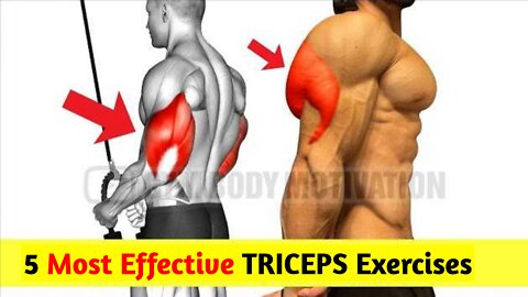 Most Effective🔥 Triceps Exercises (DON'T SKIP THESE EXERCISES IN GYM)