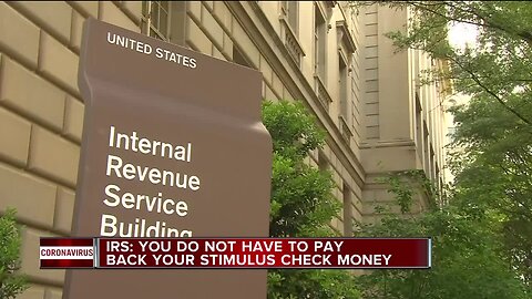 IRS: You do not have to pay back your stimulus check money