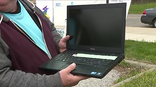 Wade Park Elementary School students gifted laptops for online classes