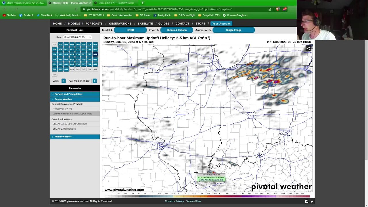 Live Update on Supercell Sunday Severe Weather Potential in Indiana and ...
