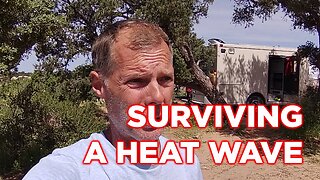 Surviving A Heat Wave in Utah in Our Ambulance Conversion | Ambulance Conversion Life