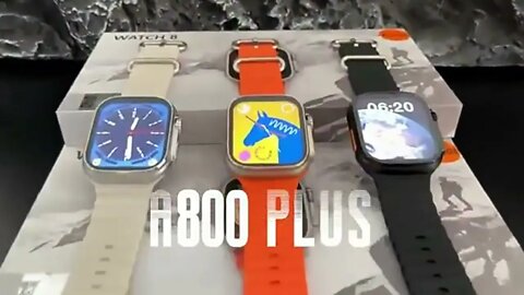 A800 PLUS Ultra Smartwatch New Watch 8 Apple Clone pk H11 X8 W68 DT8 MT8