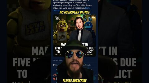 Markiplier WILL NOT Be In FNAF (Five Nights At Freddy’s) Movie CONFIRMED! #markiplier #fnaf #movie