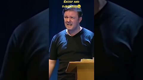 Ricky Gervais reads the Bible #rickygervais #bible #god #creator #light #funny #comedy #shorts